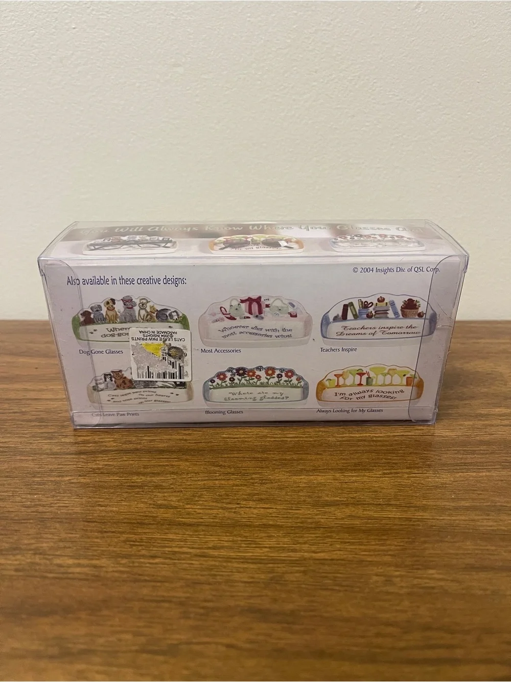 New in Box Early 2000s Cat Glasses Holder